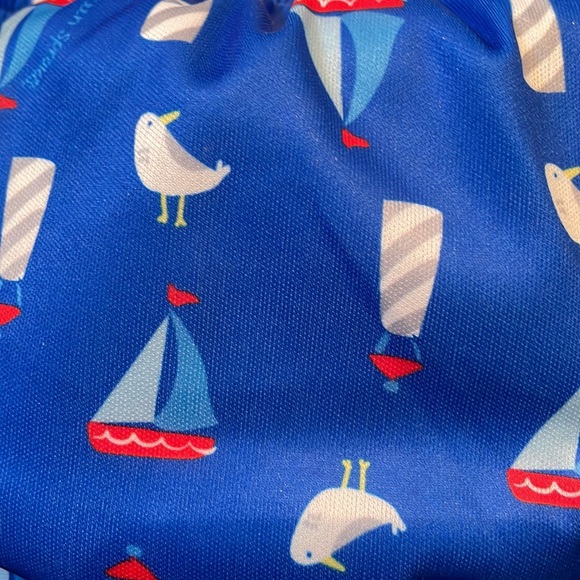 green sprouts Sailboat Print Pull-Up Absorbent Reusable Swim Diaper 0-6 months - Picture 4 of 6